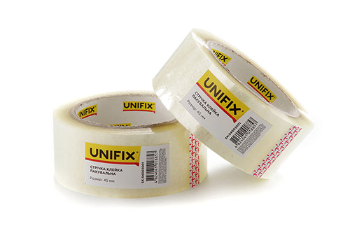 Стрічка клейка пакувальна SK50-54003001 300 45мм 50мкм UNIFIX
