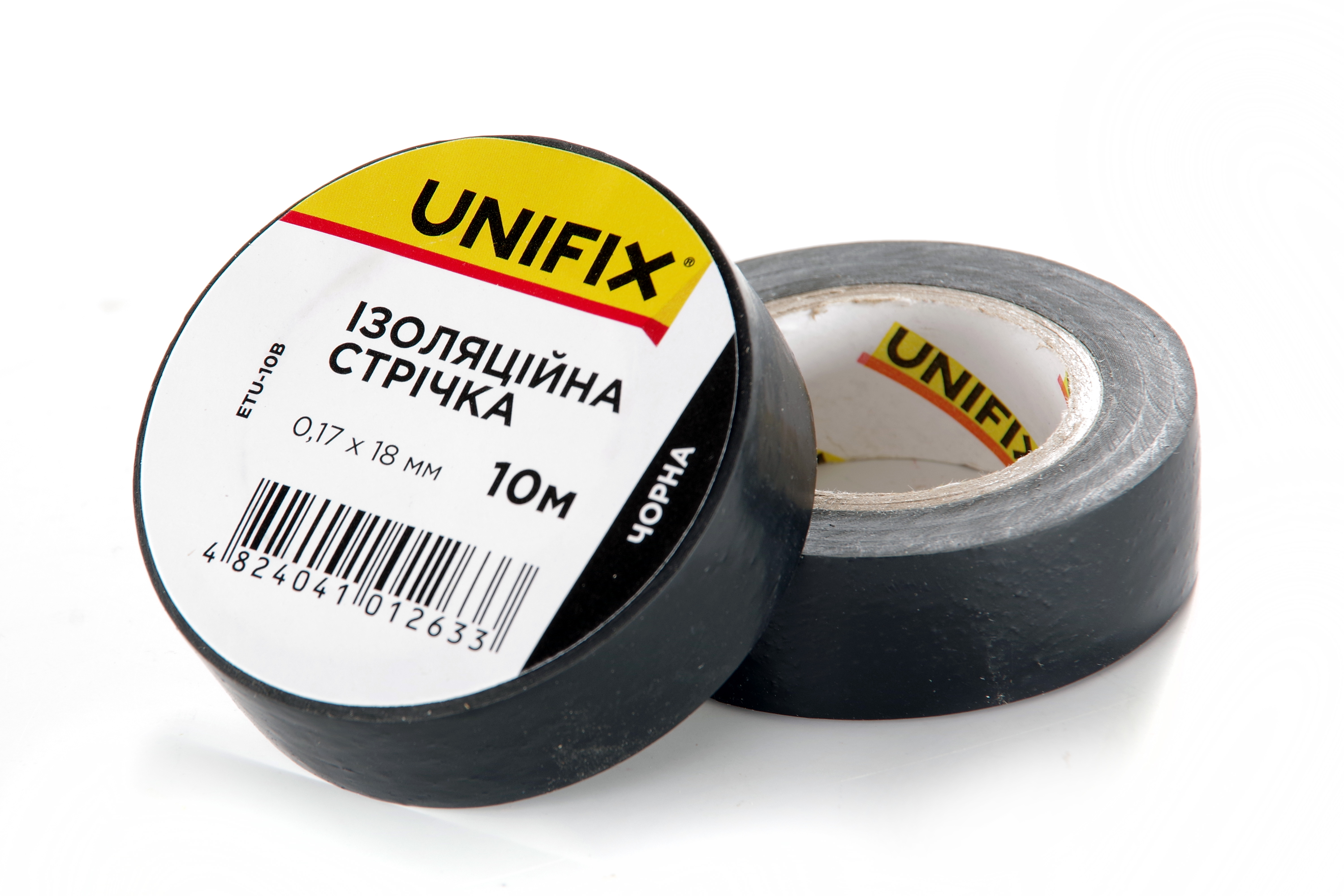 Ізоляцiйна стрiчка чорна 0.17х18мм 20м (пачка, кратно 10шт) UNIFIX